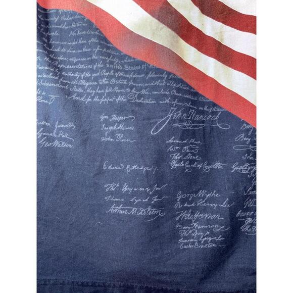 Men's Cotton Traders Sport American Flag Constitution Short Sleeve Polo Size XL - Picture 12 of 15